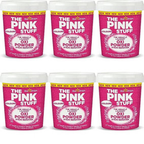Stardrops The Pink Stuff Oxi Powder Stain Remover Colours - 1kg (Pack of 6)