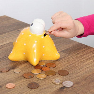 Starfish Piggy Bank Money Jar Money Box by Laeto House & Home - INCLUDING FREE DELIVERY