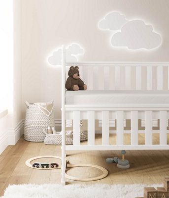 Starlight Babies 7.5cm Deep Eco Comfort Cot Mattress with Removable Washable Cover 60cm x 120cm