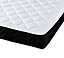 Starlight Beds Economy Quilted Memory Foam Hybrid Spring Mattress With Black Border Double