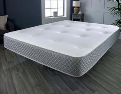 Starlight Beds Nebraska Tufted Memory Foam Spring Mattress