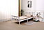 Starlight Beds Somnium White Shaker Wooden Bed Frame Single