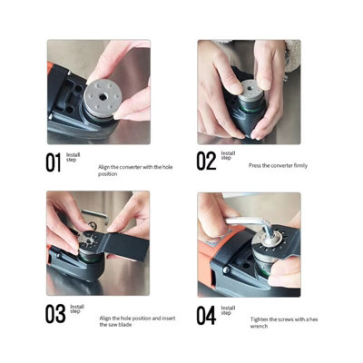 Starlock Tool Converter Star Lock System Power Tools Oscillating Saw ...