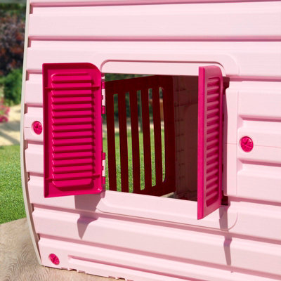 Starplast Magic House Garden Outdoor Playhouse Plastic Pink - 3