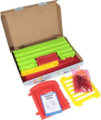 Starplast Magic House Garden Outdoor Playhouse Plastic Red Roof - 5