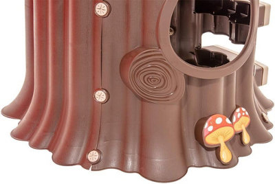 Plastic treehouse with slide on sale