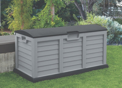 Starplast XL Grey Plastic Garden Storage Box