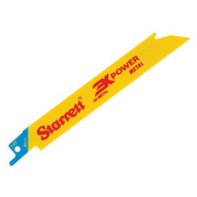 Starrett B614-5 Metal Cutting Reciprocating Saw Blades 14tpi - 152 x 19 x 0.90mm - Pack of 5