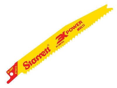 Starrett Bt12610-5 Multi Purpose Reciprocating Saw 6-10tpi - 300 x 19 x 1.30mm - Pack of 5