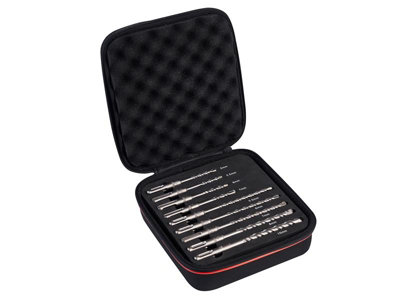 Starrett KBPSK09 SDS Plus 2 Point Drill Bit Set, 9 Piece STRKBPSK09