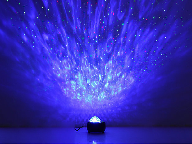 Starry night light projector, LED and Speaker, Bluetooth compatible