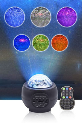 Starry night light projector, LED and Speaker, Bluetooth compatible