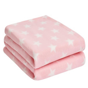 Stars Blanket Throw Over Bed Warm Soft Sofa Bedspread Quilt