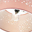 Stars Decorated Children/Kids Soft Pink Cotton Bedroom Pendant or Lamp Shade