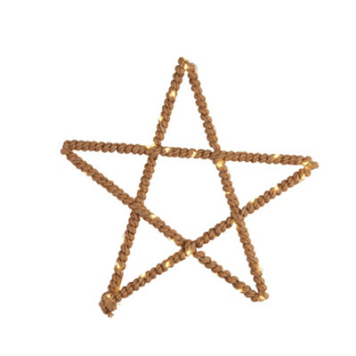 Start Design Natural Jute Christmas Decoration Light - 3