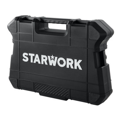 STARWORK True Mechanic 303-Piece Mechanics Tool Kit Set and Socket Set, Professional, SAE/Metric