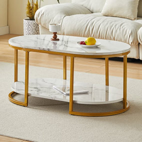 Staten Coffee Table High Gloss Coffee Table for Living Room Centre Table Tea Table for Living Room Furniture White