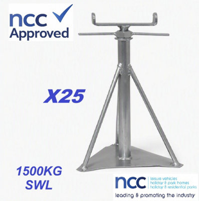 Static Caravan Axle Stands Mediuim (13