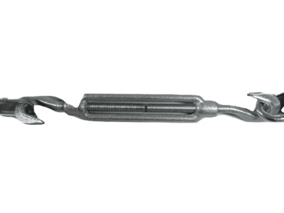 Static Caravan Chain Down Kit with Screw Picket Anchors (Soft Base Tether)