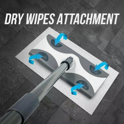 Static Cleaning Mop Sweeper for Wet and Dry Use on Wood Tile and ...