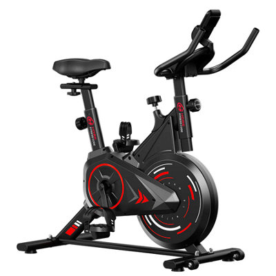 Stationary Exercise Bike with 6KG Flywheel, Silent Belt Drive, Micro ...