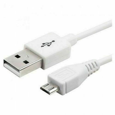 STATUS MICROUSB1M 1m USB To Micro USB Sync Data Transfer & Charge Data Cable White For Android