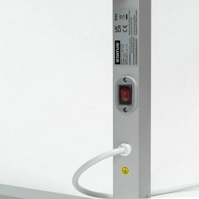 Status Radiator Towel Rail 6 Bar Electric Heated Towel Rail