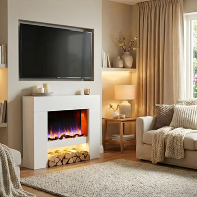 Staxton Electric Fireplace Suite | DIY at Bu0026Q