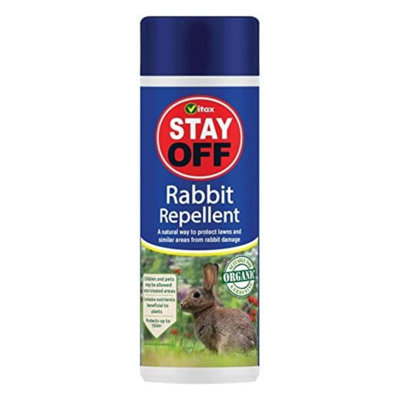 Stay Off Rabbit Repellent 500gm Outdoor Garden Protection for Lawns and ...