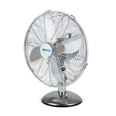 StayCool 12" (30cm) 45w Metal Desk Fan