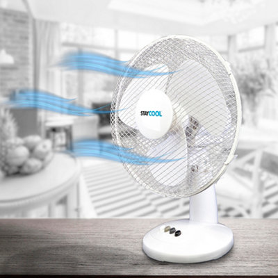 StayCool 16" (40cm) Desk Fan White