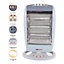 StayWarm 1200w 3 Bar Compact Halogen Heater - Grey