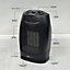 StayWarm 1500w Oscillating PTC Ceramic Fan Heater - Black