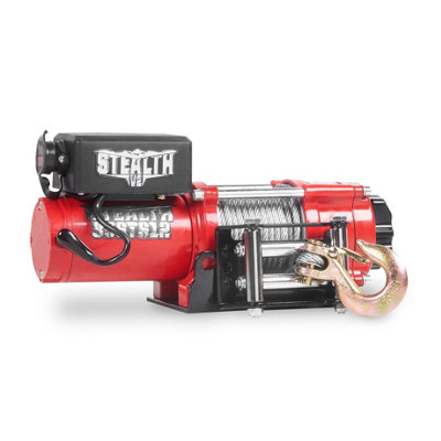 Stealth 3500lb 12v Steel Cable Electric Winch