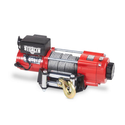 Stealth 4500lb 12v Steel Cable Electric Winch
