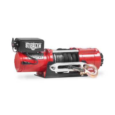 Stealth 4500lb 12v Synthetic Rope Electric Winch