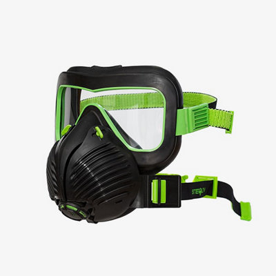 STEALTH AIR + VIS FULL FACE RESPIRATOR DUST MASK - 1.B.K.N ...