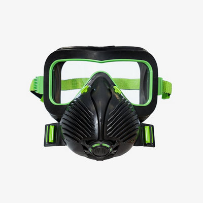 STEALTH AIR + VIS FULL FACE RESPIRATOR DUST MASK - 1.B.K.N ...