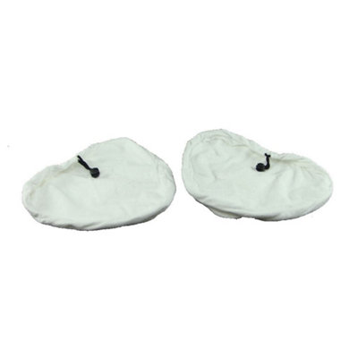 Steam Mop Microfibre Cleaning Cloth Cover Pads Kit For Triangular Head Steam  Mops x 2 by Ufixt