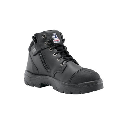 Steel Blue Parkes Bump zip S3 black steel toe/midsole safety work boot 392658