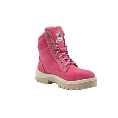 Bottes De Sécurité Femme Amblers Sarah SBP - Embout Acier, Semelle Antidérapante, Cuir Nubuck Gris - 3