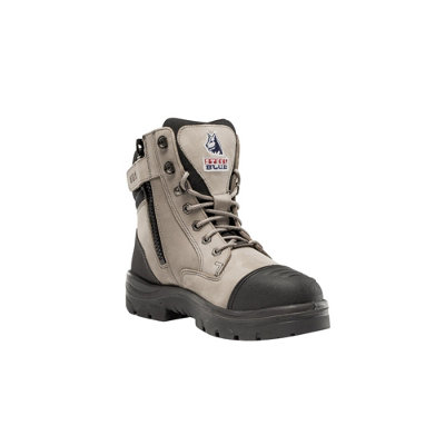 Steel Blue Southern Cross zip S3 slate nubuck steel toe/midsole safety work boot 392661