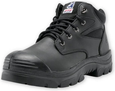 Steel Blue WHYALLA MET S3 black leather steel toe/midsole metatarsal safety boot 382808