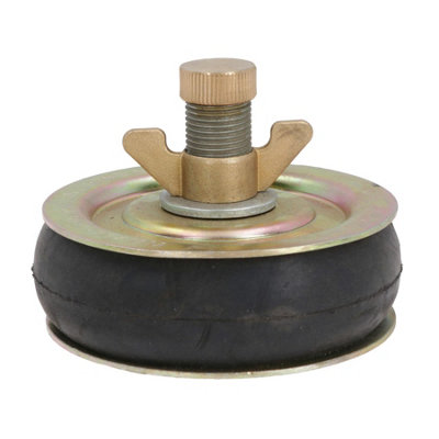 Steel Drain Test Pipe Bung/Plug – 4.5″ (115mm) Plumbing Stop Tube Blanking Cap For Low-Pressure Testing