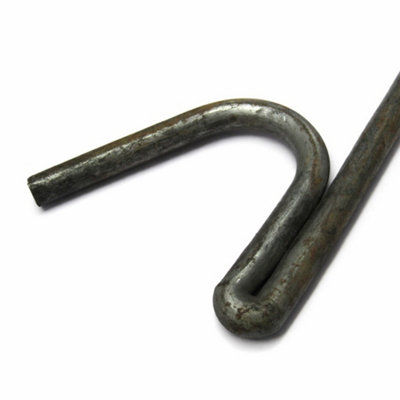 Steel Metal Barrier Fencing Pins 1.25M x10 (10MM Safety Fence Post Stakes)
