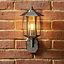 Steel Pagoda Garden IP44 Wall Light Retro Outdoor Metal Wall Lights