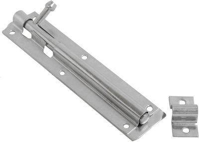 Steel Sliding Tower Bolt 150mm x 40mm (6 Inch) - Bright Zinc Plated ...