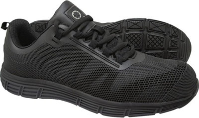Steel Toe Cap Safety Trainers Boot Lightweight Boots Shoes Work Mens Black Uk 6