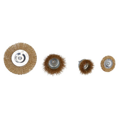 Steel Wire Wheel / Rotary Cup Brush Set Rust Removal