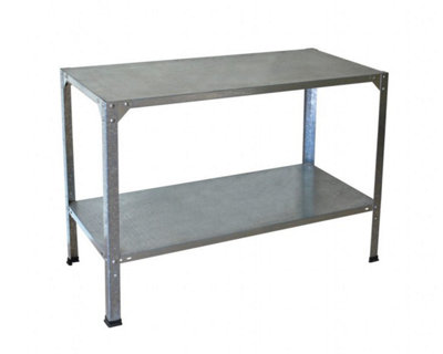 Steel Workshop Bench - L115 x W51 x H80 cm